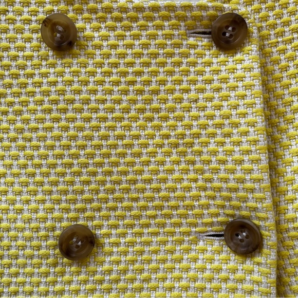 Authentic Vintage Missoni Yellow Tweed Peplum Blazer - Picture 5 of 12